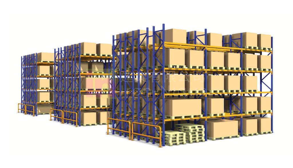 Double Deep Pallet Racking System - Iron-Nique